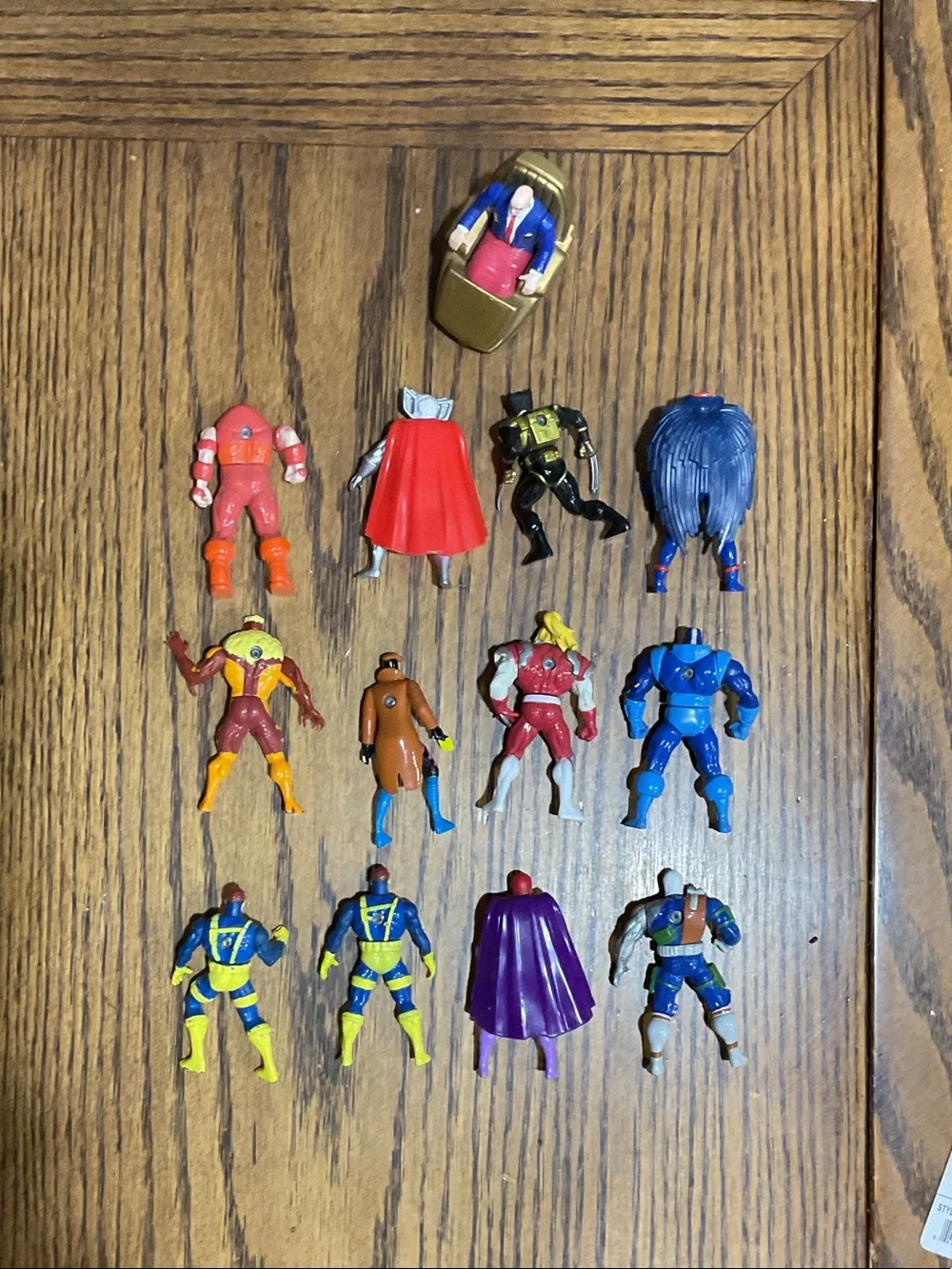 13 Marvel X-men from 1994 “Steel Mutants” line diecast metal, poseable